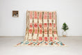 Load image into Gallery viewer, Red 8x5 Boujad Rug – moroccan area rug, multi colored area rug, Handmade Wool Rug