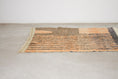 Load image into Gallery viewer, Orange 8x5 Berber Rug – boujad rug, moroccan shag rug, Handmade Wool Rug