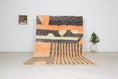 Load image into Gallery viewer, Orange 8x5 Berber Rug – boujad rug, moroccan shag rug, Handmade Wool Rug