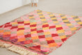 Load image into Gallery viewer, Pink 8x5 Moroccan Colorful Rug – moroccan berber rug, colorful area rugs, Handmade Wool Rug