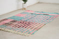 Load image into Gallery viewer, Pink 8x5 Boujad Rug – colorful rug, colorful area rugs, Handmade Wool Rug