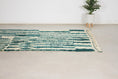 Load image into Gallery viewer, Turquoise 8x5 Moroccan Colorful Rug – moroccan area rug, multi color rug, Handmade Wool Rug