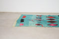 Load image into Gallery viewer, Turquoise 8x5 Moroccan Colorful Rug – area rugs boho, berber area rugs, Handmade Wool Rug