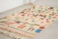 Load image into Gallery viewer, Multicolored 8x5 Boujad Rug – berber moroccan rug, area rug boho, Handmade Wool Rug