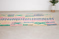 Load image into Gallery viewer, Pink 8x5 Moroccan Colorful Rug – moroccan boujad rug, moroccan area rug, Handmade Wool Rug