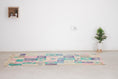 Load image into Gallery viewer, Multicolored 8x5 Boujad Rug – pink moroccan rug, berber area rugs, Handmade Wool Rug