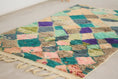 Load image into Gallery viewer, Green 8x5 Berber Rug – moroccan tribal rug, colorful rug, Handmade Wool Rug
