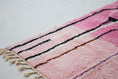 Load image into Gallery viewer, Pink 8x5 Boujad Rug – multi color rug, moroccan berber rug, Handmade Wool Rug
