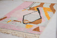Load image into Gallery viewer, Pink 8x5 Moroccan Colorful Rug – contemporary moroccan rugs, moroccan berber rugs, Handmade Wool Rug
