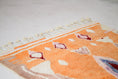 Load image into Gallery viewer, Orange 8x5 Berber Rug – area rugs berber, berber wool rug, Handmade Wool Rug
