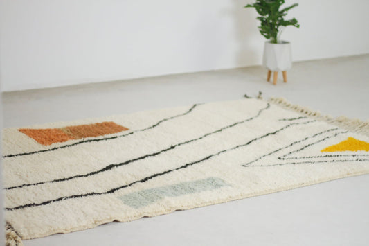 Colorful rugs for living room - custom rug
