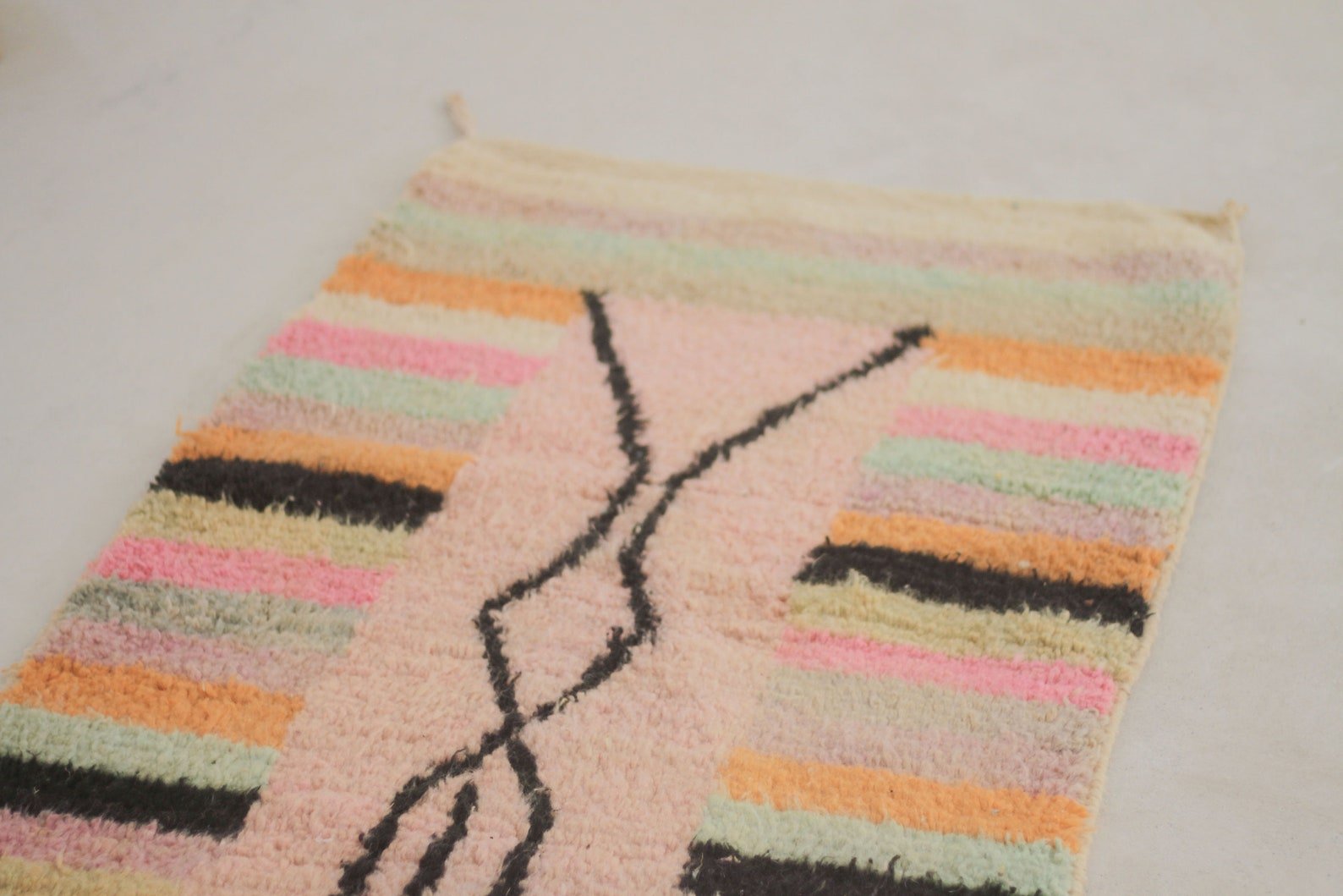 Orange 10x2 Berber Runner Rug – runner rug carpet, Handmade Wool Rug