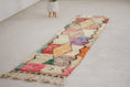Load image into Gallery viewer, Red 9.5x2 Boujad Runner Rug – handmade runner rug, wool runner rugs, Handmade Wool Rug
