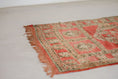 Load image into Gallery viewer, Vintage Moroccan Rug – Handmade Wool Berber rug, 5x11 ft – Pink beni mguild rug

