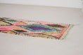 Load image into Gallery viewer, Pink 10x2 Moroccan Runner Rug – wool runner rug, runner rug, Handmade Wool Rug
