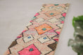 Load image into Gallery viewer, Pink 10.5x2 Berber Runner Rug – moroccan runner rugs, kitchen runner rugs, Handmade Wool Rug
