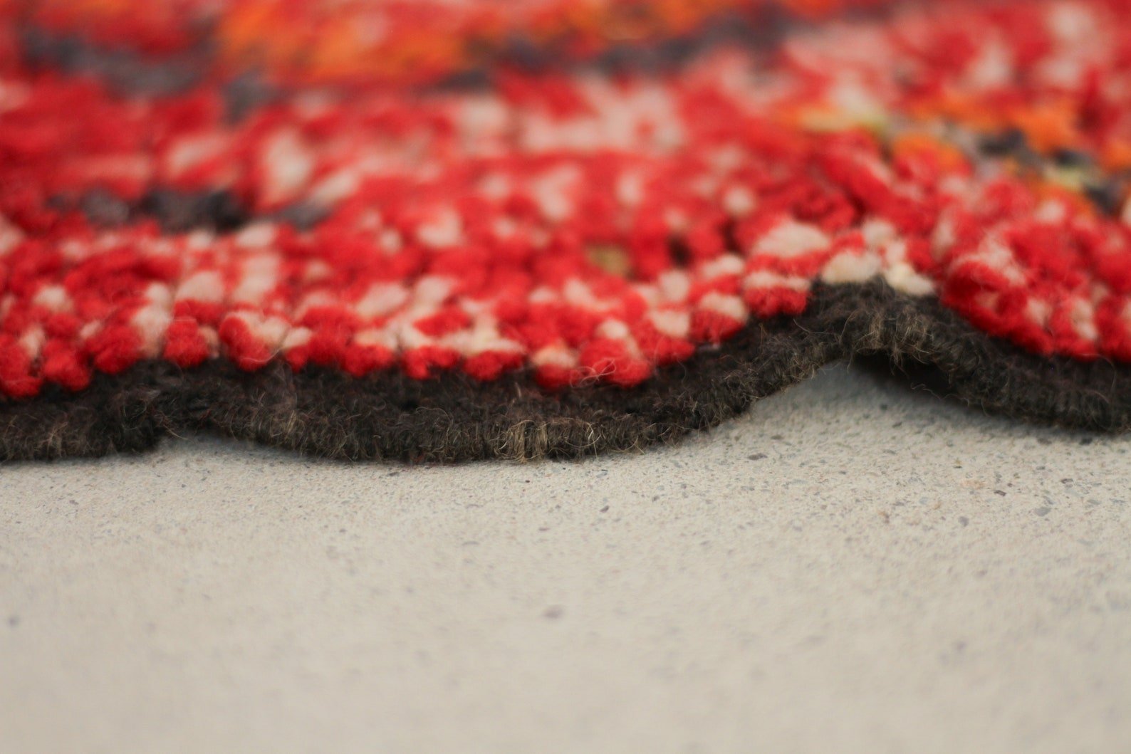 Vintage Moroccan Rug – Handmade Wool Berber rug, 7x10 ft – Red beni mguild rug