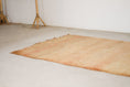 Load image into Gallery viewer, Vintage Moroccan Rug – Handmade Wool Berber rug, 6x10 ft – Peach beni mguild rug

