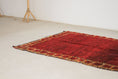 Load image into Gallery viewer, Vintage Moroccan Rug – Handmade Wool Berber rug, 5x8 ft – Red beni mguild rug
