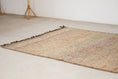 Load image into Gallery viewer, Vintage Moroccan Rug – Handmade Wool Berber rug, 6x9 ft – Peach beni mguild rug
