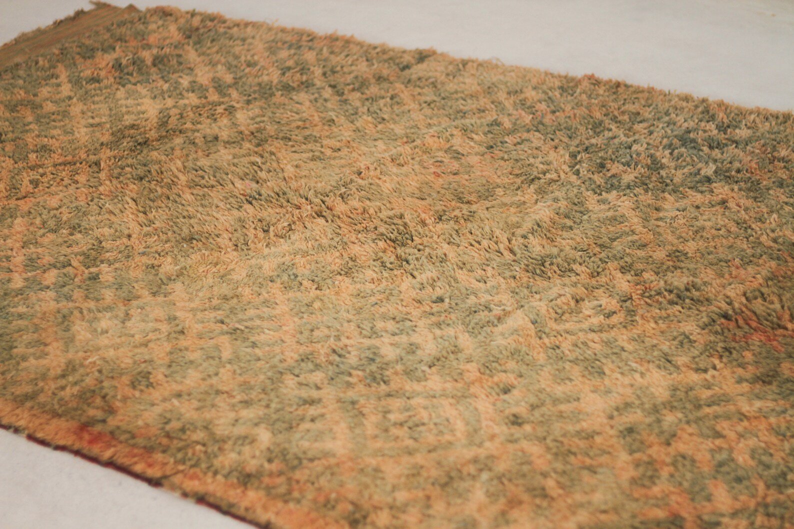 Vintage Moroccan Rug – Handmade Wool Berber rug, 6x10 ft – beni mguild rug