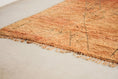 Load image into Gallery viewer, Vintage Moroccan Rug – Handmade Wool Berber rug, 6x11 ft – Peach beni mguild rug
