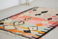 Load image into Gallery viewer, Pink 8x5 Berber Rug – moroccan wool rug, boho living room rug, Handmade Wool Rug
