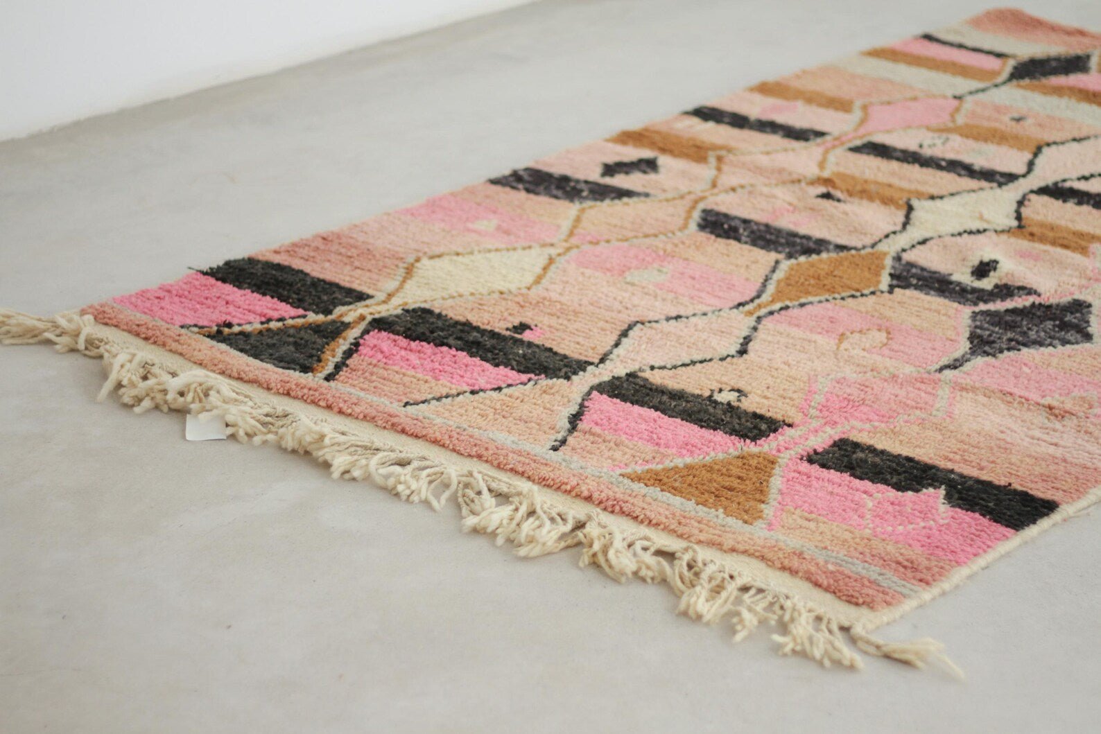 Multicolored 8x5 Boujad Rug – colorful rug, contemporary moroccan rugs, Handmade Wool Rug