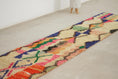 Load image into Gallery viewer, Pink 11x2 Berber Runner Rug – berber runner rug, wool runner rug, Handmade Wool Rug
