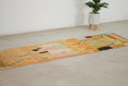 Load image into Gallery viewer, Orange 9x2 Berber Runner Rug – runner rug carpet, berber runner rug, Handmade Wool Rug
