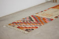 Load image into Gallery viewer, Orange 9.5x2 Moroccan Runner Rug – runner rug carpet, berber runner rug, Handmade Wool Rug
