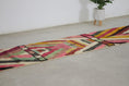 Load image into Gallery viewer, Orange 14x2 Boujad Runner Rug – hallway runner rugs, runner rug carpet, Handmade Wool Rug
