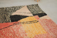 Load image into Gallery viewer, Orange 8x5 Boujad Rug – moroccan tribal rug, boujad rug, Handmade Wool Rug

