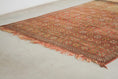 Load image into Gallery viewer, Vintage Moroccan Rug – Handmade Wool Berber rug, 6x10 ft – Brown beni mguild rug
