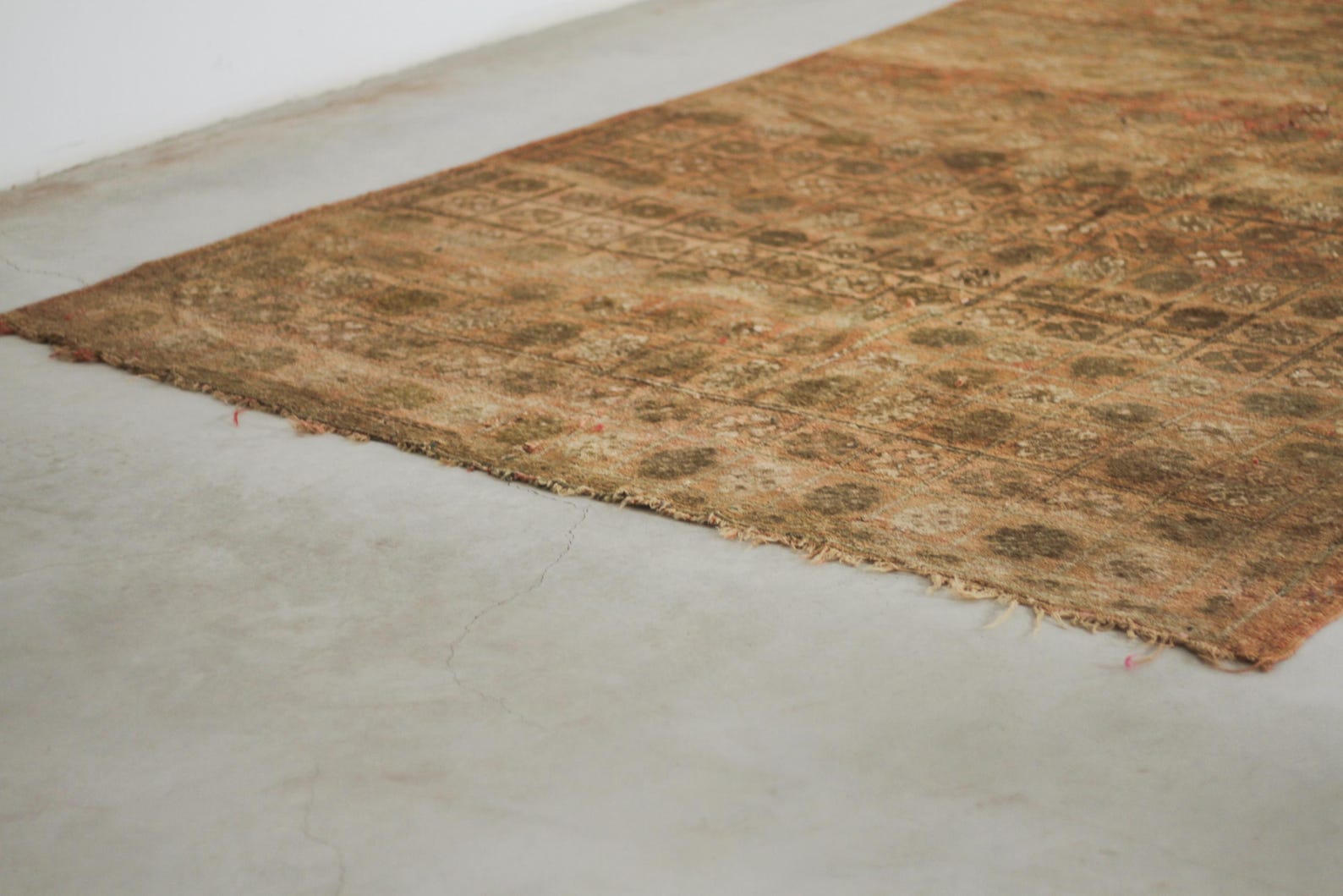 Vintage Moroccan Rug – Handmade Wool Berber rug, 6x12 ft – Brown beni mguild rug