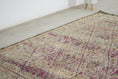 Load image into Gallery viewer, Vintage Moroccan Rug – Handmade Wool Berber rug, 7x9 ft – Purple beni mguild rug
