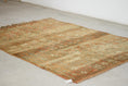 Load image into Gallery viewer, Vintage Moroccan Rug – Handmade Wool Berber rug, 7x5 ft – Peach beni mguild rug
