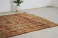 Load image into Gallery viewer, Vintage Moroccan Rug – Handmade Wool Berber rug, 6x12 ft – Brown beni mguild rug
