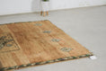 Load image into Gallery viewer, Vintage Moroccan Rug – Handmade Wool Berber rug, 6x8 ft – Brown beni mguild rug
