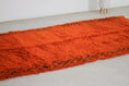 Load image into Gallery viewer, Vintage Moroccan Rug – Handmade Wool Berber rug, 5.5x10 ft – Orange beni mguild rug
