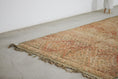 Load image into Gallery viewer, Vintage Moroccan Rug – Handmade Wool Berber rug, 5.5x9 ft – Peach beni mguild rug
