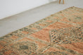 Load image into Gallery viewer, Vintage Moroccan Rug – Handmade Wool Berber rug, 6x9 ft – Peach beni mguild rug
