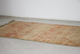 Load image into Gallery viewer, Vintage Moroccan Rug – Handmade Wool Berber rug, 5.5x9 ft – Peach beni mguild rug
