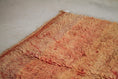 Load image into Gallery viewer, Vintage Moroccan Rug – Handmade Wool Berber rug, 6x10 ft – Peach beni mguild rug

