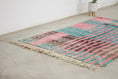 Load image into Gallery viewer, Pink 8x5 Boujad Rug – colorful rug, colorful area rugs, Handmade Wool Rug
