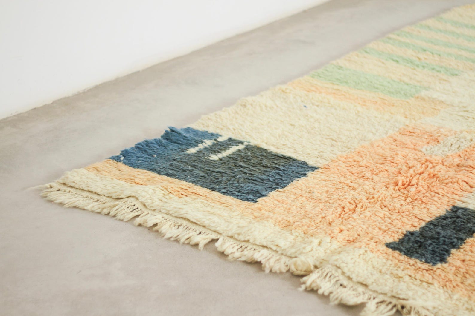 Beige 8x5 Berber Rug – rug moroccan, boho style rug, Handmade Wool Rug