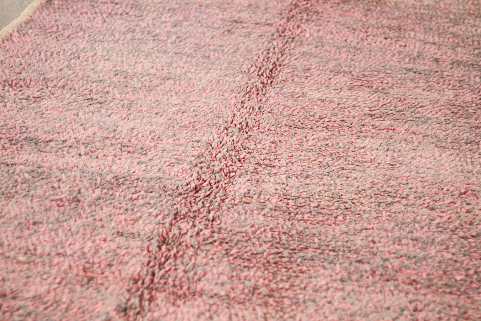Pink 8x5 Boujad Rug – pink moroccan rug, moroccan berber rugs, Handmade Wool Rug