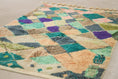 Load image into Gallery viewer, Green 8x5 Berber Rug – moroccan tribal rug, colorful rug, Handmade Wool Rug

