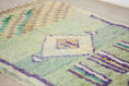 Load image into Gallery viewer, Green 8x5 Boujad Rug – shag rug moroccan, authentic moroccan rugs, Handmade Wool Rug
