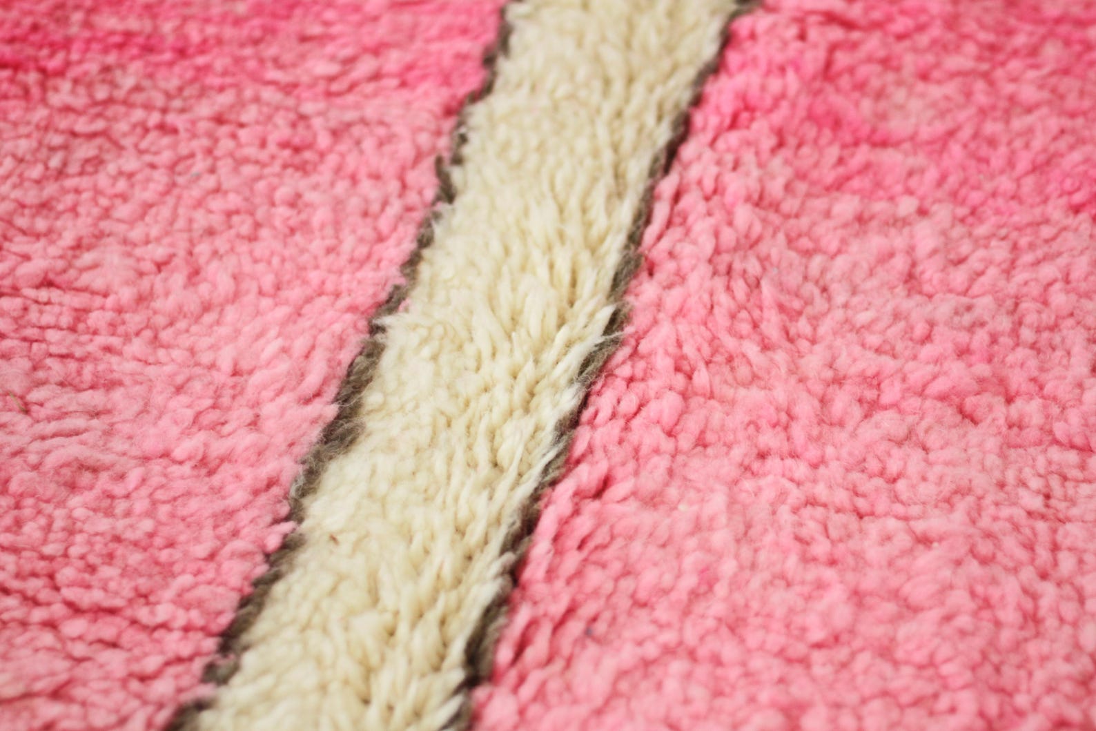 Pink 8x5 Berber Rug – pink moroccan rug, boujad rugs morocco, Handmade Wool Rug